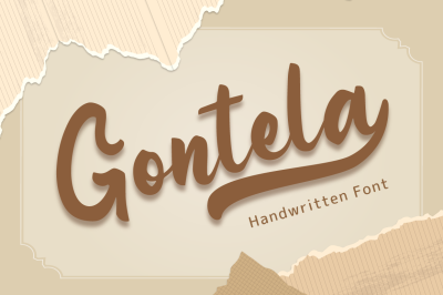 Gontela - Handwritten Font