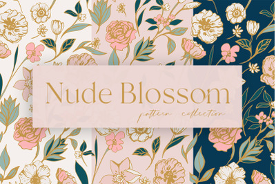 Nude Blossom Pattern Collection