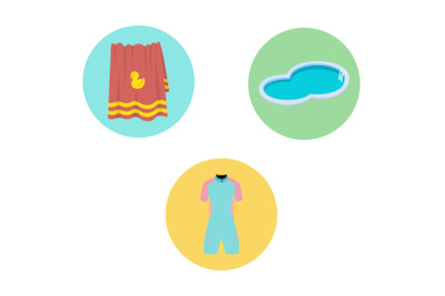 Swimsuit Vector Icon Bundle