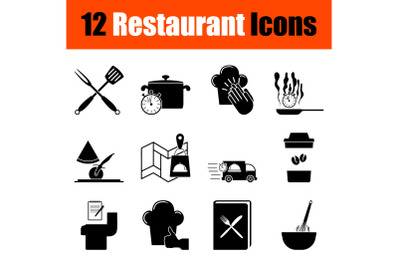 Restaurant Icon Set