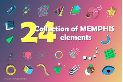 Collection of MEMPHIS elements.