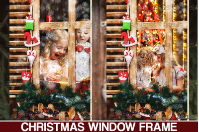 Window overlay &amp; Christmas overlay for photoshop, Photoshop overlay