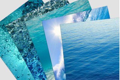 Ocean Textures Digital Paper Pack