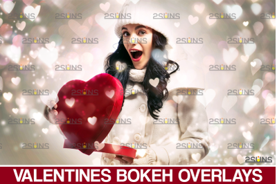 Valentines overlay photoshop &amp; Heart backdrop. Photoshop overlay