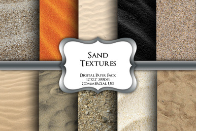 Sand Textures Digital Paper Pack