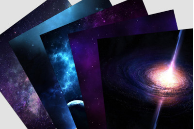 Galaxy Textures Digital Paper Pack