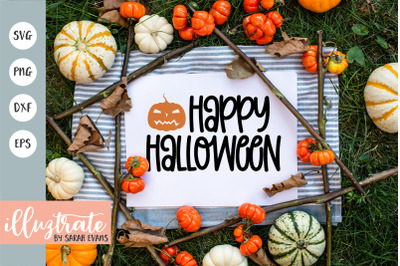 Happy Halloween  SVG Cut File | Halloween SVG | Halloween Cut File