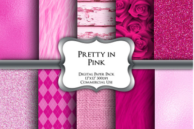 Pretty in Pink Digital Paper Pack