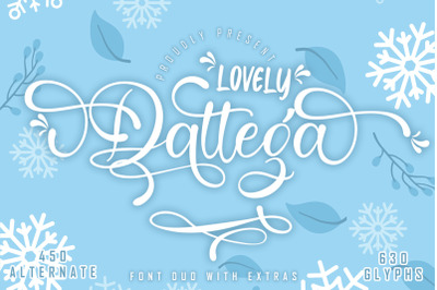Lovely Dattega - Font duo