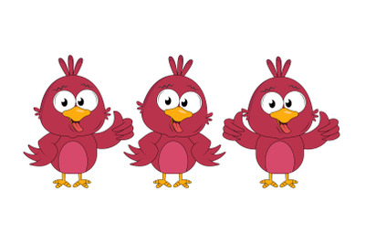 cute bird animal cartoon&2C; simple vector illustration