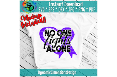 No One Fights Alone, Strong is your Only Choice svg, Ribbon svg, Pancr