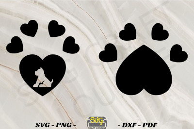 Dog Paw SVG Clipart - Digital Download svg dxf png pdf