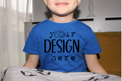 Real Kids T-shirt Mockup&2C; Children Model Mockup &2C; Athlethic T-shirt Mo