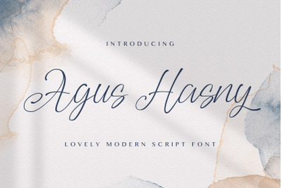 Agus Hasny - Love Script Font