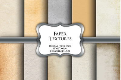 Paper Textures Digital Paper Pack