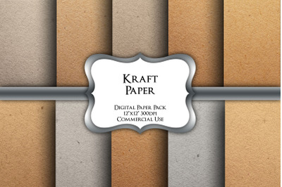 Kraft Paper Digital Paper Pack