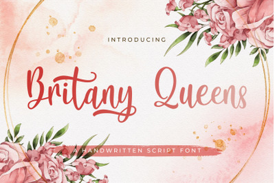 Britany Queens - Handwritten Font