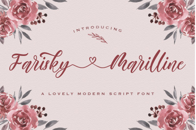 Farisky Marlline - Lovely Calligraphy Font