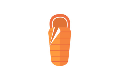 Camping Sleeping Bag Flat Icon