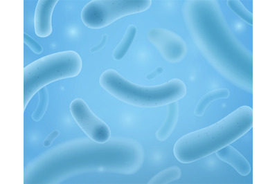 Probiotics. Microbacterium and therapeutic microscopic bacteria organi