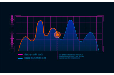 Technology user interface. Futuristic infographic diagram, modern fina