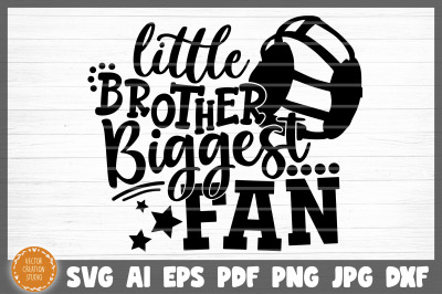 Little Brother Biggest Fan Wrestling SVG Cut File