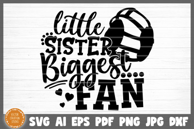 Little Sister Biggest Fan Wrestling SVG Cut File