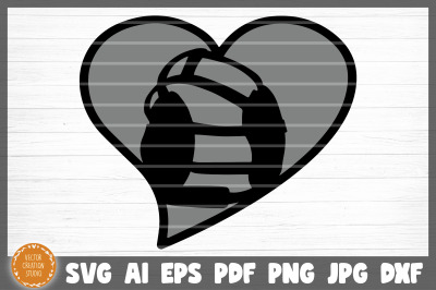 Wrestling Heart SVG Cut File