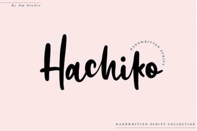 Hachiko - Handwritten Font