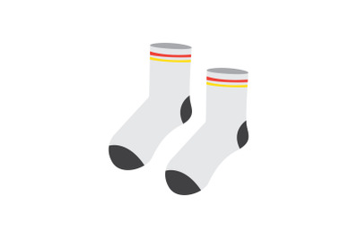 Camping Pair Sock Flat Icon