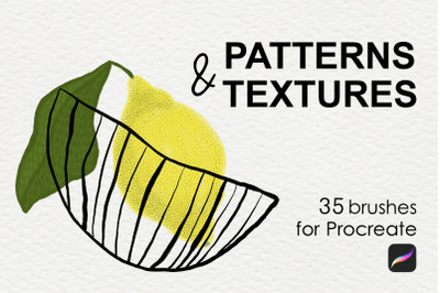 Patterns &amp;amp;amp; textures brushes Procreate