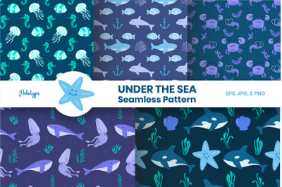 Under the Sea Seamless Pattern