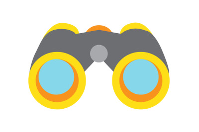 Camping binoculars Flat Icon