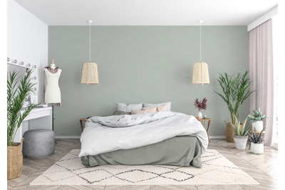 Interior scene artwork background interior mockup