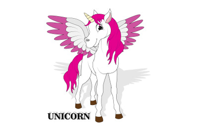 cute unicorn animal cartoon&2C; simple vector illustration