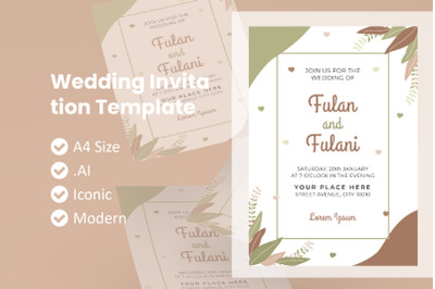 Wedding Invitation Template