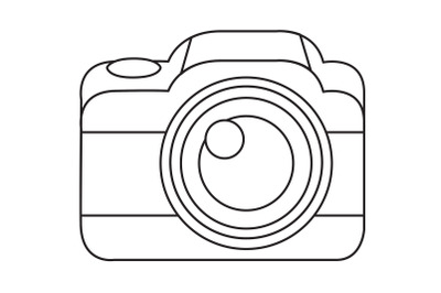 Camping Camera Outline Icon