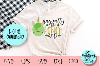 Magically unpinchable svg, St. Patrick&#039;s day svg