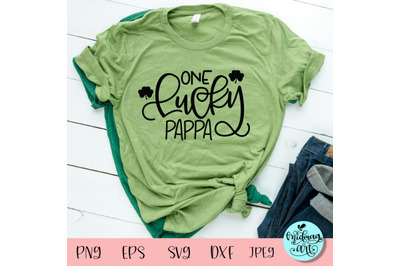 One lucky pappa svg, St. Patrick&#039;s day svg