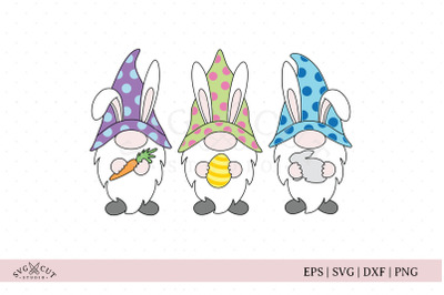 Easter Gnomes SVG Cut Files