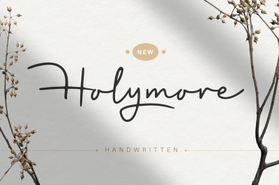 Holymore - Handwritten font