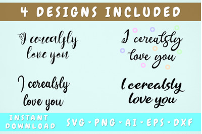 Free Free Cerealsly Love You Svg 862 SVG PNG EPS DXF File