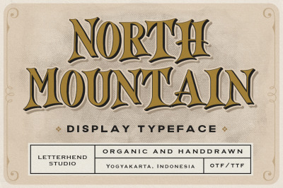 North Mountain - Display Typeface