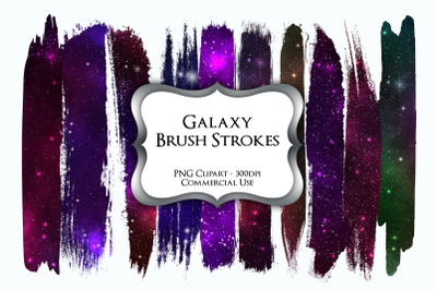 Galaxy Brush Strokes PNG Clipart