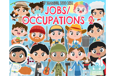 Jobs/Occupations 2 Clipart - Lime and Kiwi Designs