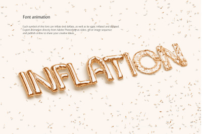 Animated Balloon Font | Side Pack