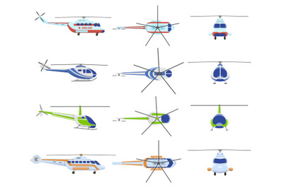 Helicopter aircraft vehicles. Avia transportation&2C; city urban&2C; private