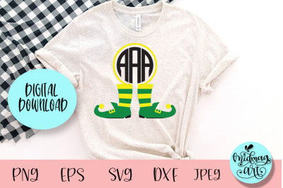 Leprechaun shoes monogram svg&2C; St. Patrick&amp;&23;039;s day svg