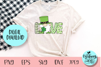 Love leprechaun svg, St. Patrick&#039;s day svg