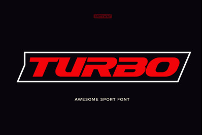 Turbo Sport Font